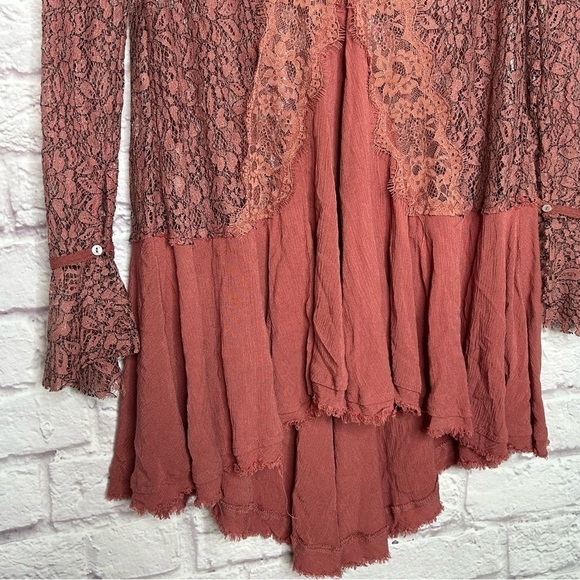 Free People New Tell Tunic In Dusty Mauve - Picture 11 of 15